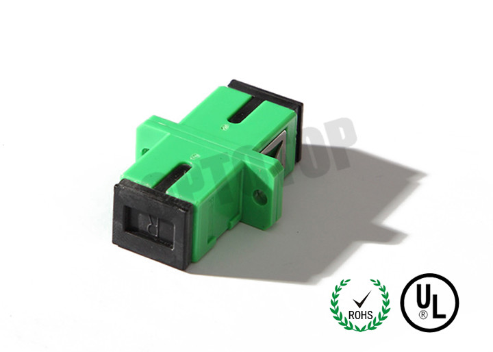 SC / APC Optical Cable Adapter Duplex 2F , SC Fiber Optic Connector Adapters