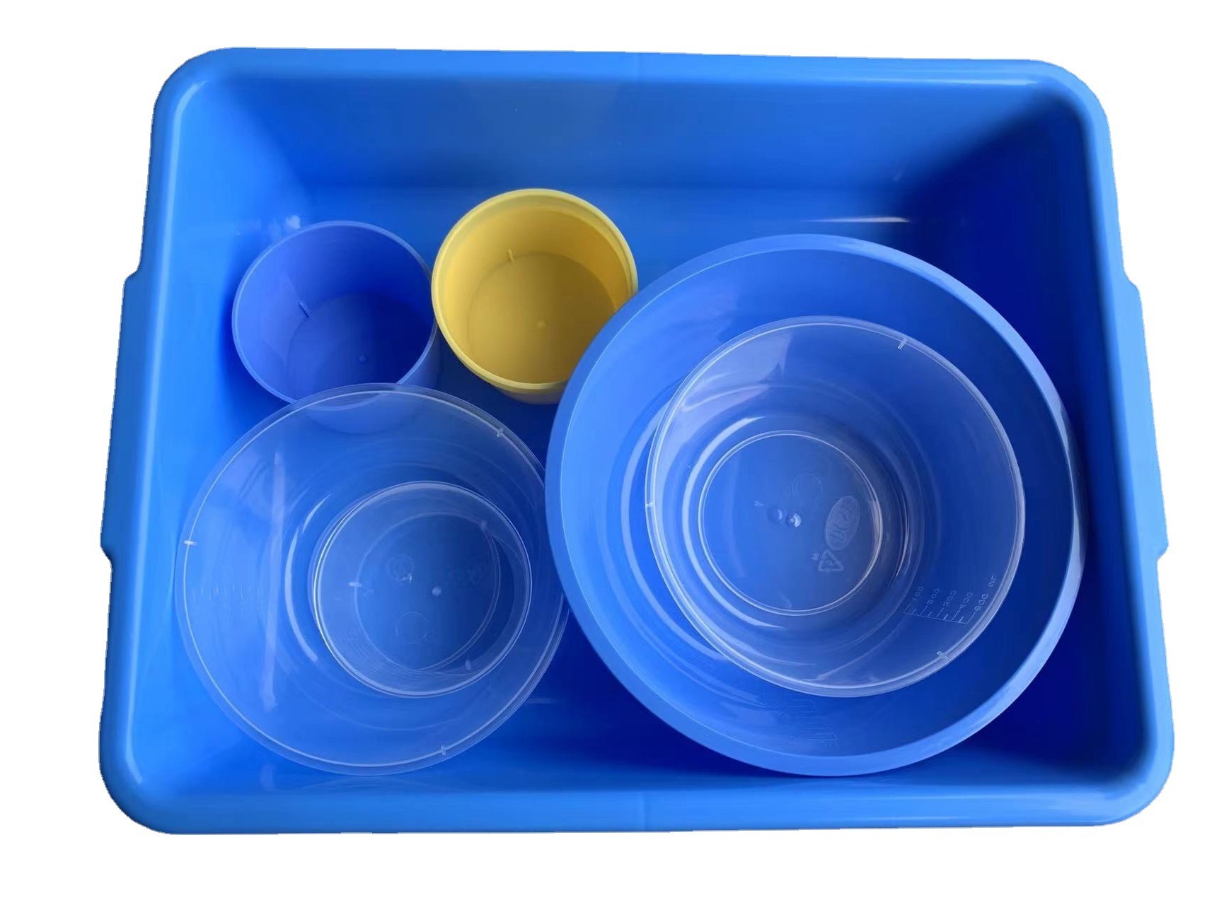 PP Blue Surgical Basin Bowl Medical Disposable Plastic Guide Wire Bowl 250ml