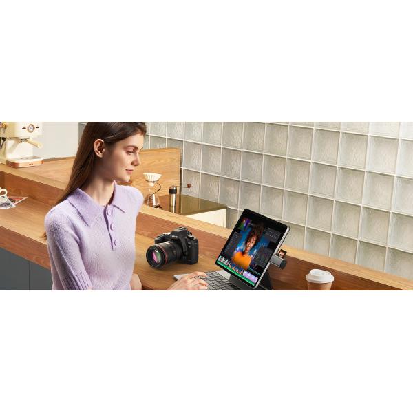 USB C Memory SD And MicroSD Card Reader For USB C Devices