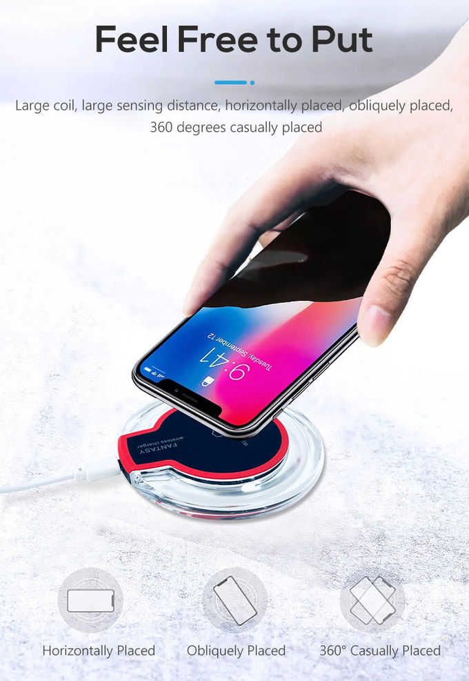 5W Crystal Wireless Charging Pad
