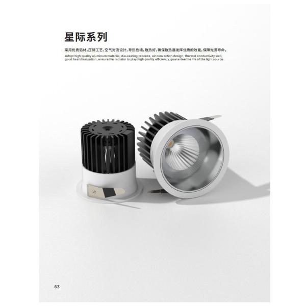 Cob Dimmable Led Recessed Anti Glare Small Hill Downlight 3000K 4000K 6000K For Hotel Villa