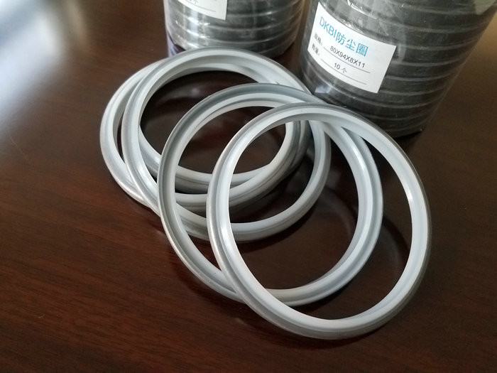 High Wear Resistance Siliocne Rubber Washers Steel DKBI/DKB Oil Seal With High Quality,White Color