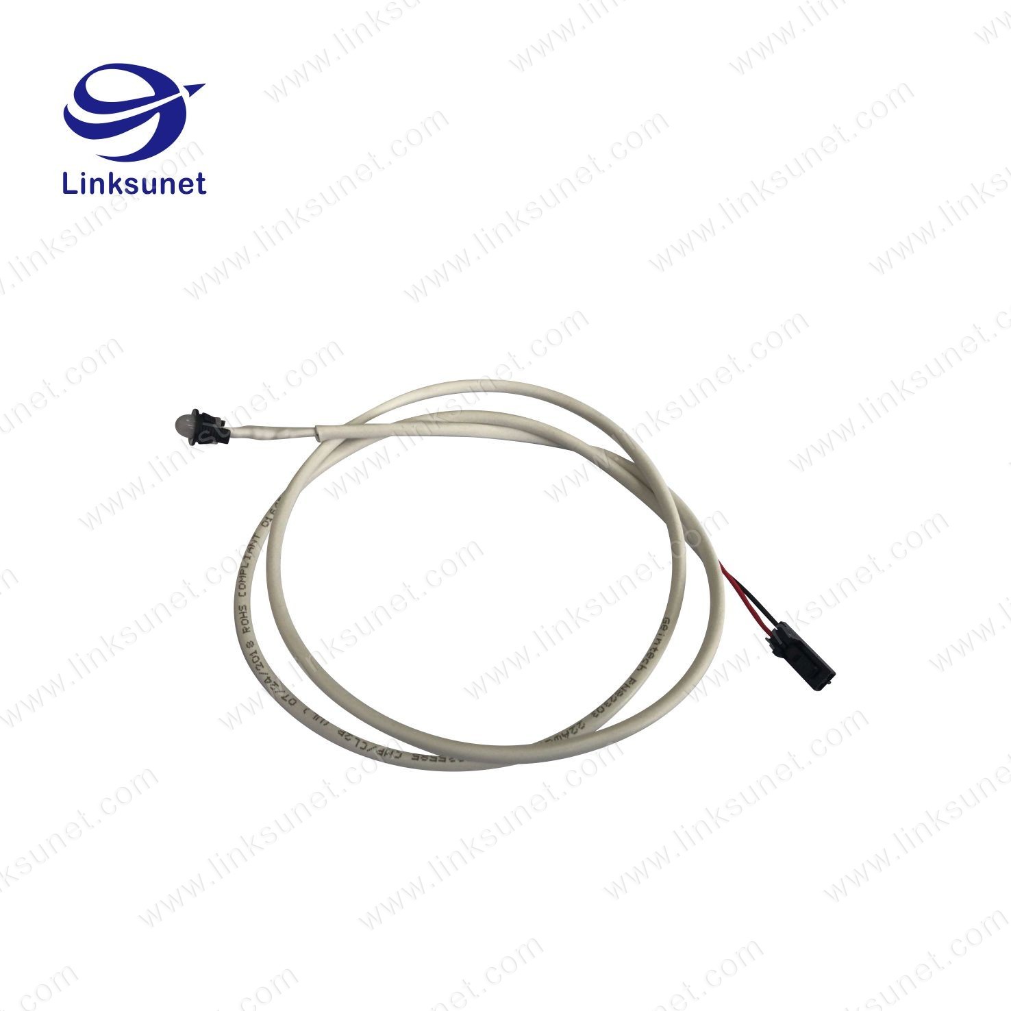 507VGM2E - 1B LED and molex 5057 - 9402 bk and bk / red 22awg cable wire harness