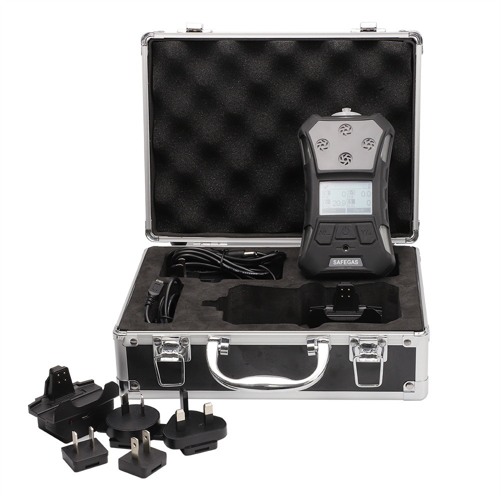 Large Range Oxygen Gas Detector 0-100%VOL With TWA STEL Display