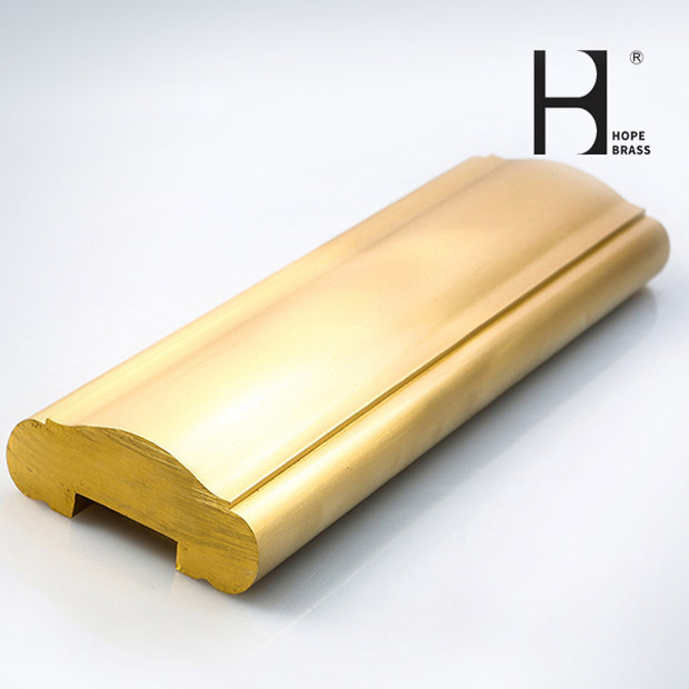Custom Hand Railings For Stairs And Decorations for Furniture Brass Extrusion Profiles Copper Extruding Client Drawing