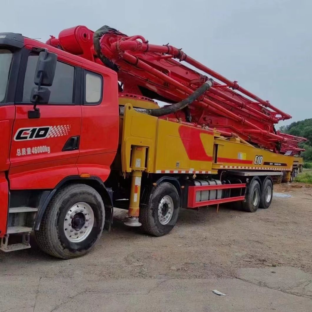 2019 Used Concrete Pump Truck 56m Concrete Boom Pump Heavy Equipment Truck Mounted Pump
