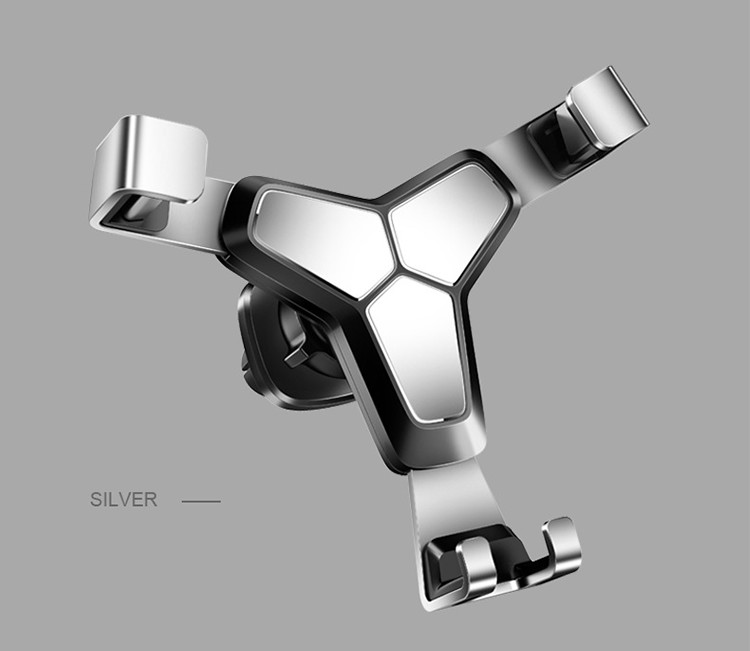 360 Degree Rotation Smart Phone Holder 0.1kg Adjustable Gravity Car Phone Holder Bracket