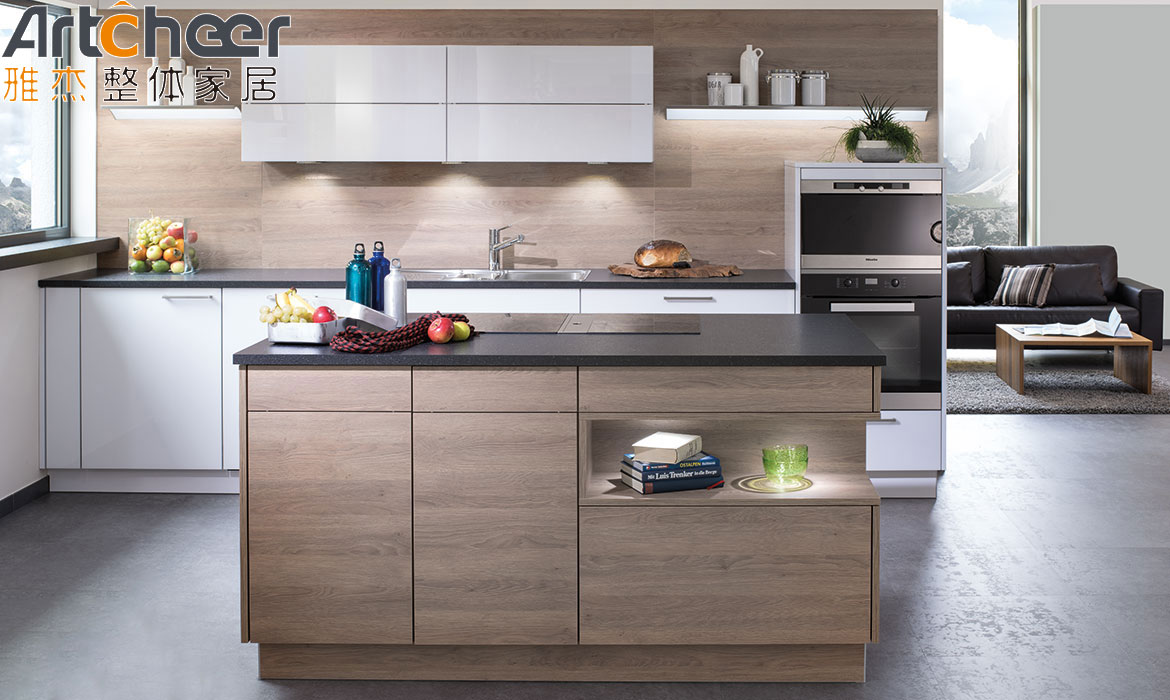 Modern Plywood Kitchen Furniture Set Cabinet for Full Pantry Storage in High Demand