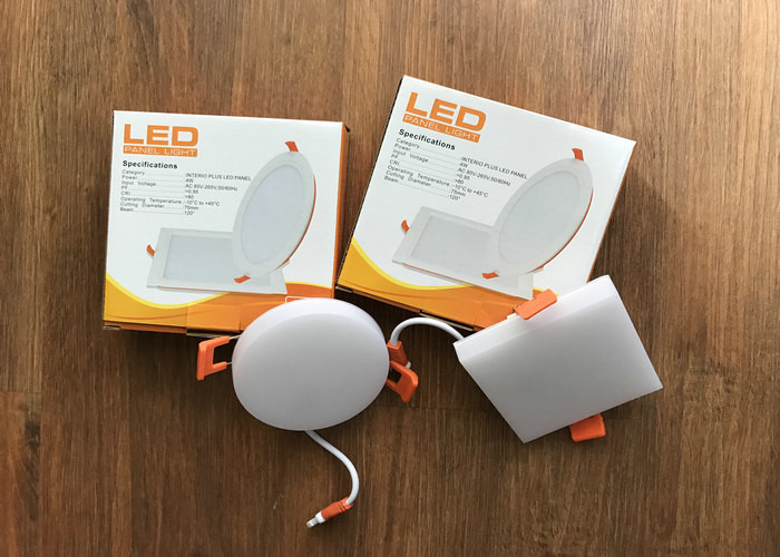 1320LM PC + Aluminum Slim Recessed LED Panel Light 12W / LED Kitchen Ceiling Lights