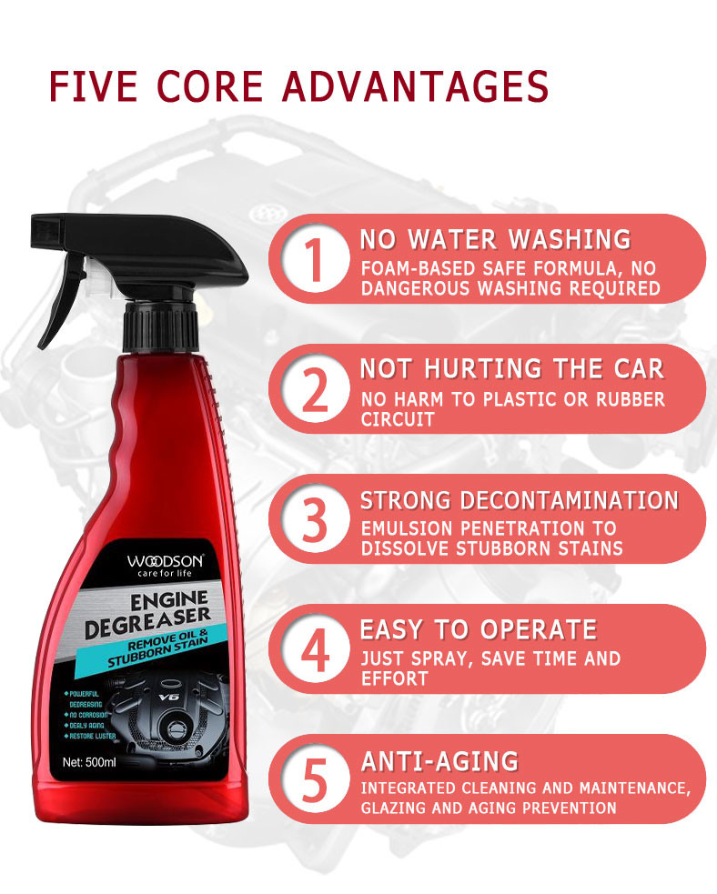 Emulsify And Separate Stain Engine Degreaser 500ml Oil Stain Remover