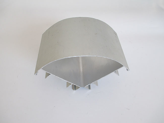 Gray Powder Coating Structural Aluminum Profiles Non Ferromagnetic For Office Partition