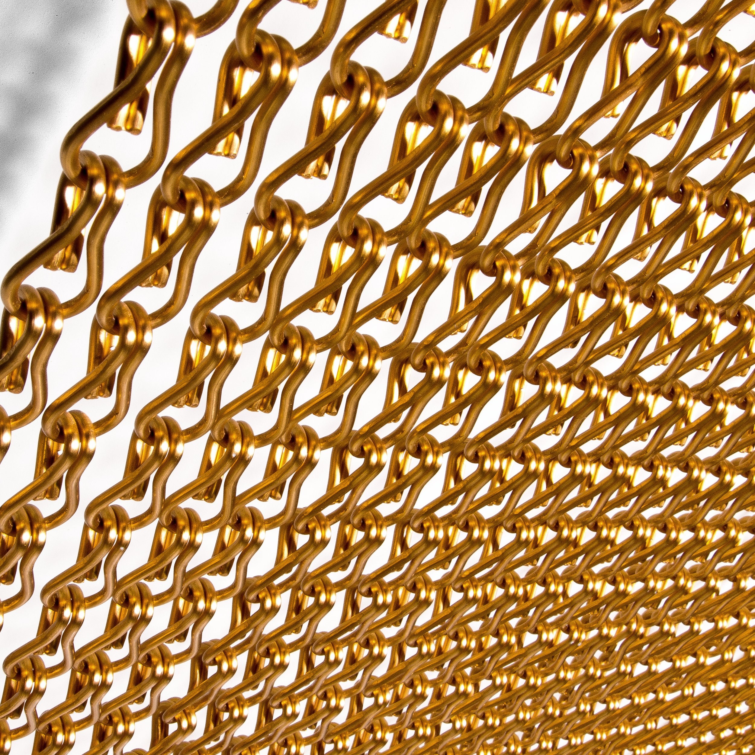 Metal Decorative Chain Link Curtain Stainless Steel Wire Mesh Chain Drapery