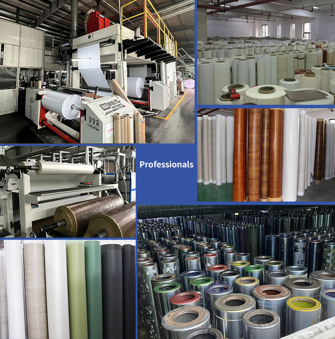 Bottom Adhesive Self Adhesive PVC Film B1 Fire-proof Level With Released Paper 1