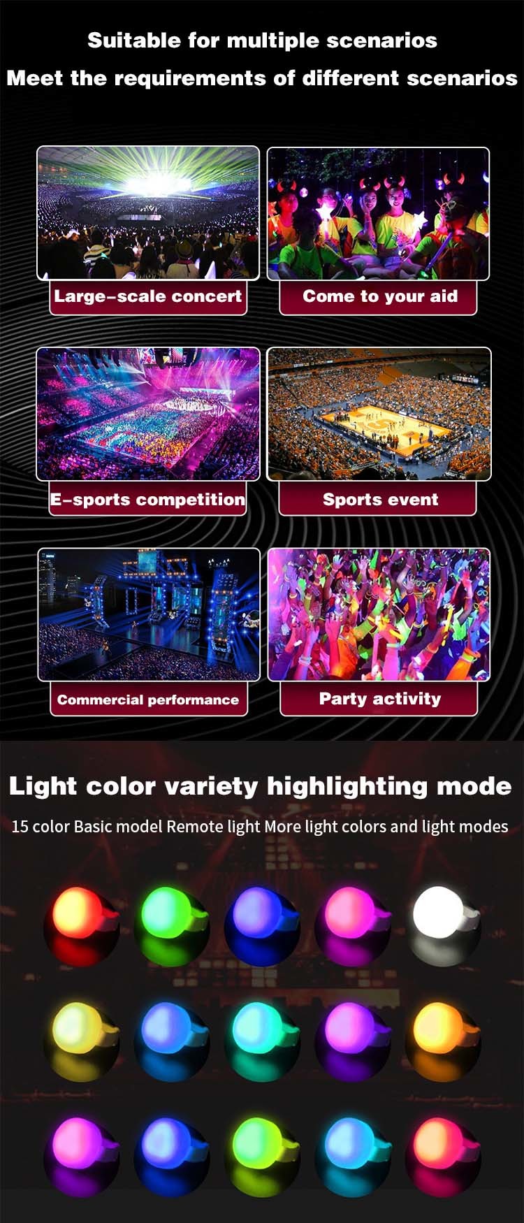 Personalized Remote Control Glowing Adjustable LED Light Up Bracelets NFC Rfid Custom Promotional