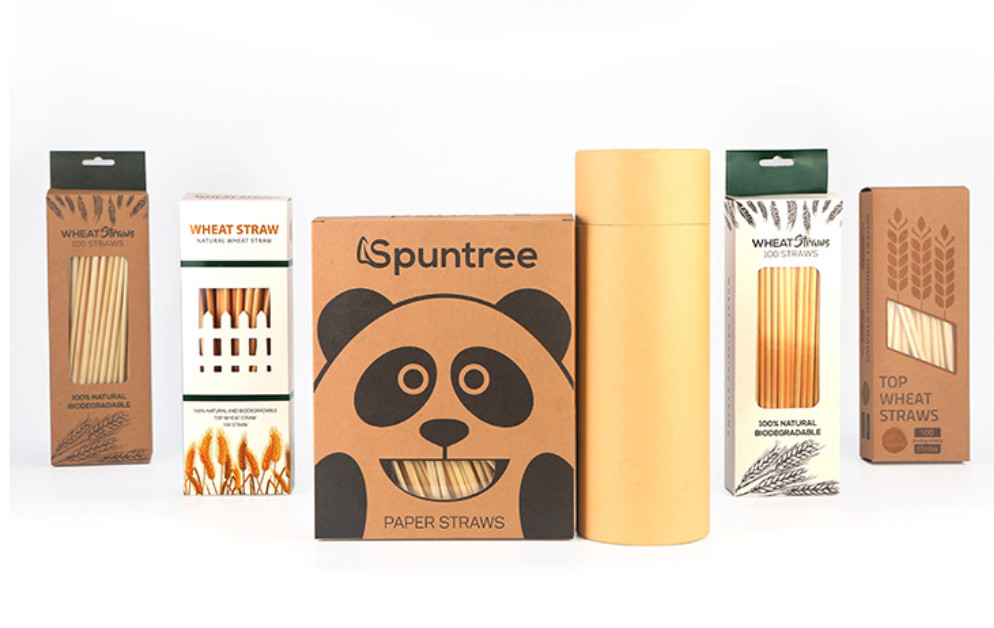 Food Grade Certified Eco Disposable 100% Biodegradable Fumigation Degradable Wheat Straw Drinking Straw