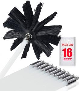 Buy cheap 16 Feet Chimney Cleaning Brush 0.6KG For Dryer Vent Cleaning product