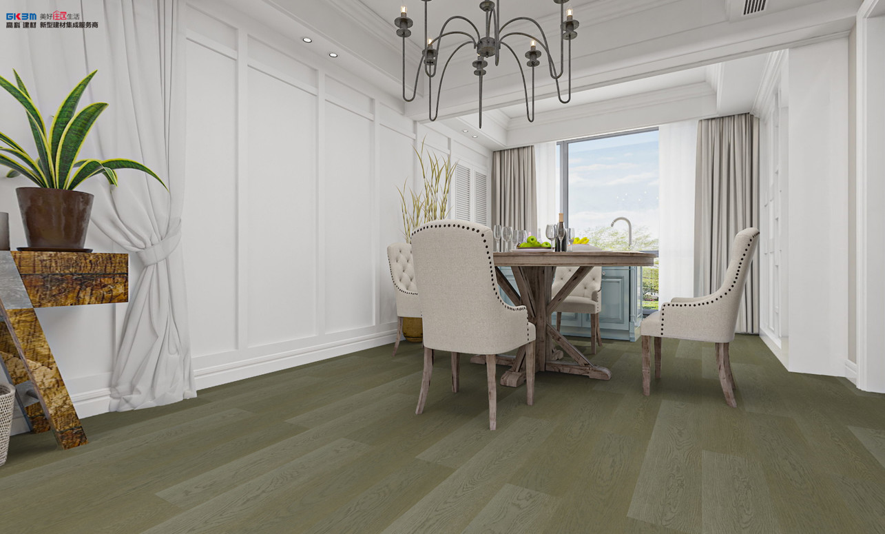Unilin Click Wood Look 5mm SPC Vinyl Flooring Eco Friendly GKBM Greenpy LS-W030