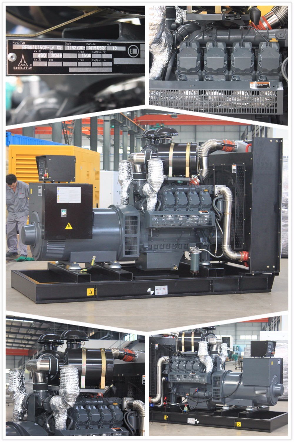 Japan Mitsubishi Power Generator 1800kw S16R2-PTAW Diesel Generator 2250kva
