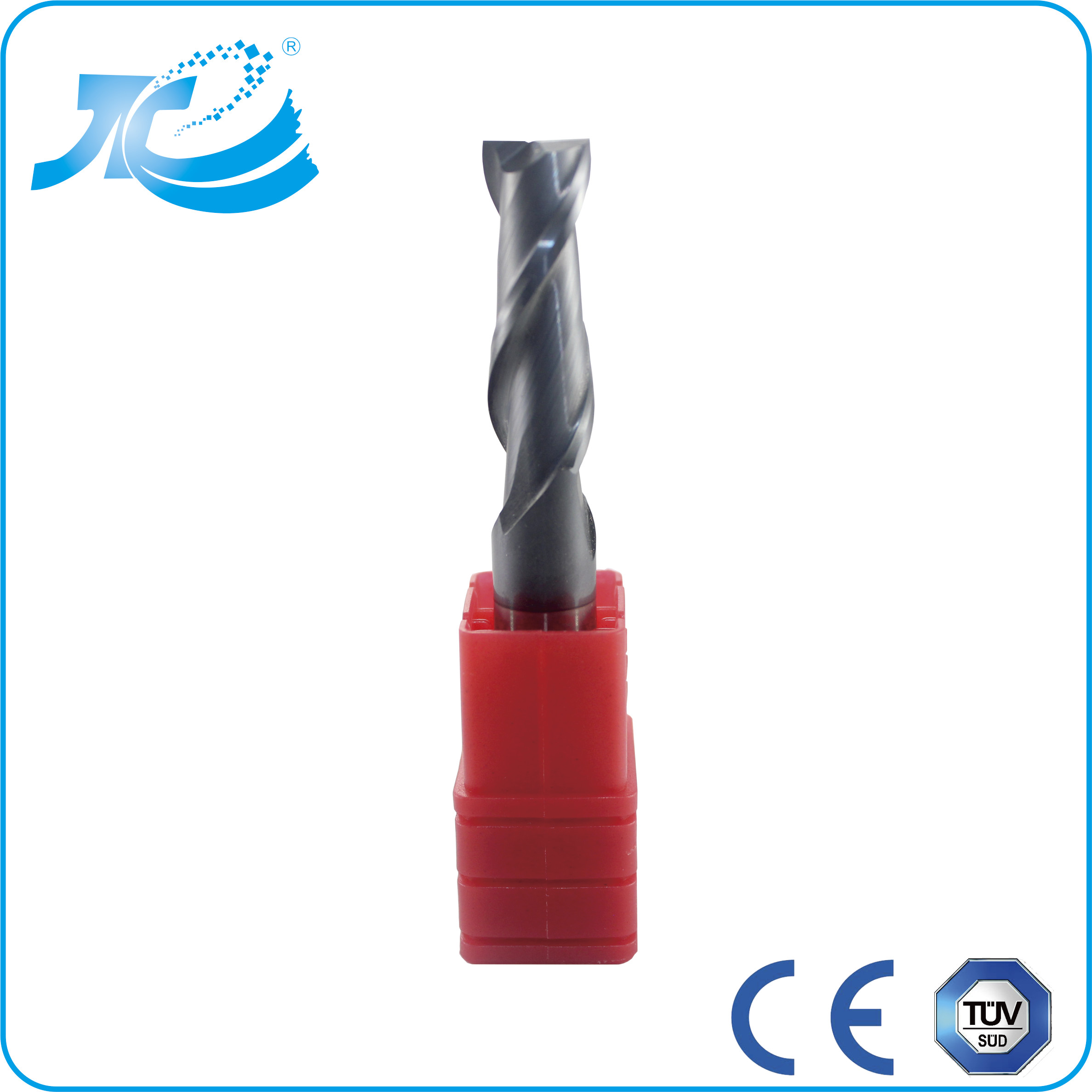 2 Flute End Mill Tungsten Steel , Tungsten Carbide End Mill