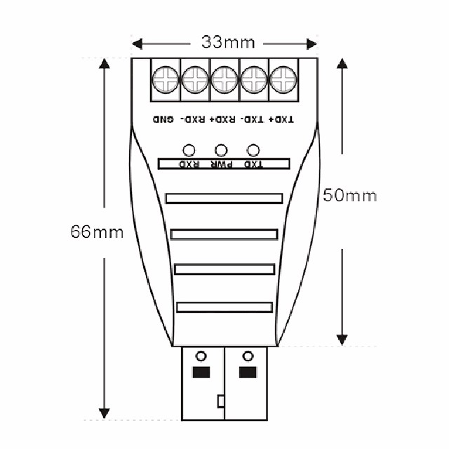 Micro Usb VCC Signal Rs485 Rs422 Converter For Computer
