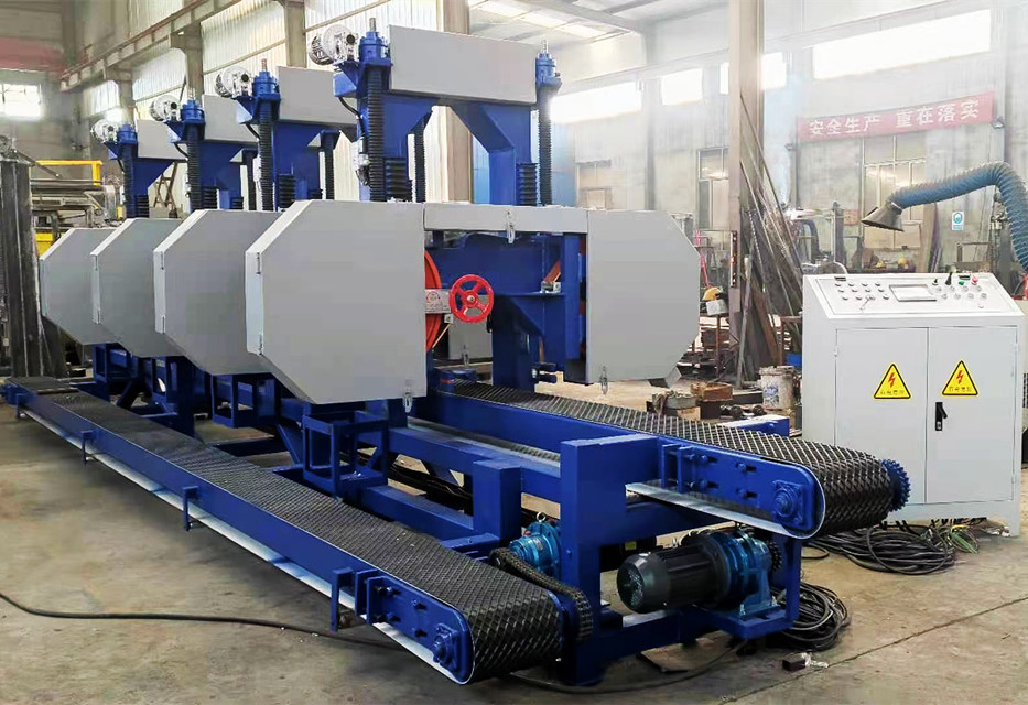 100mm To 500mm Twin Heads Vertical Band Saw Mill Machine,Twin Vertical Wood Resaw Band Saw For Hot Selling