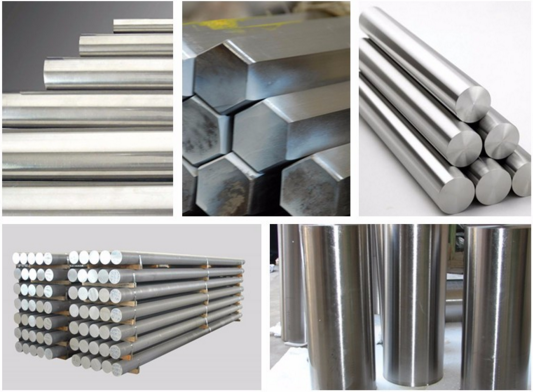 Customized 316L stainless steel solid round bar Pickled Bright Polished