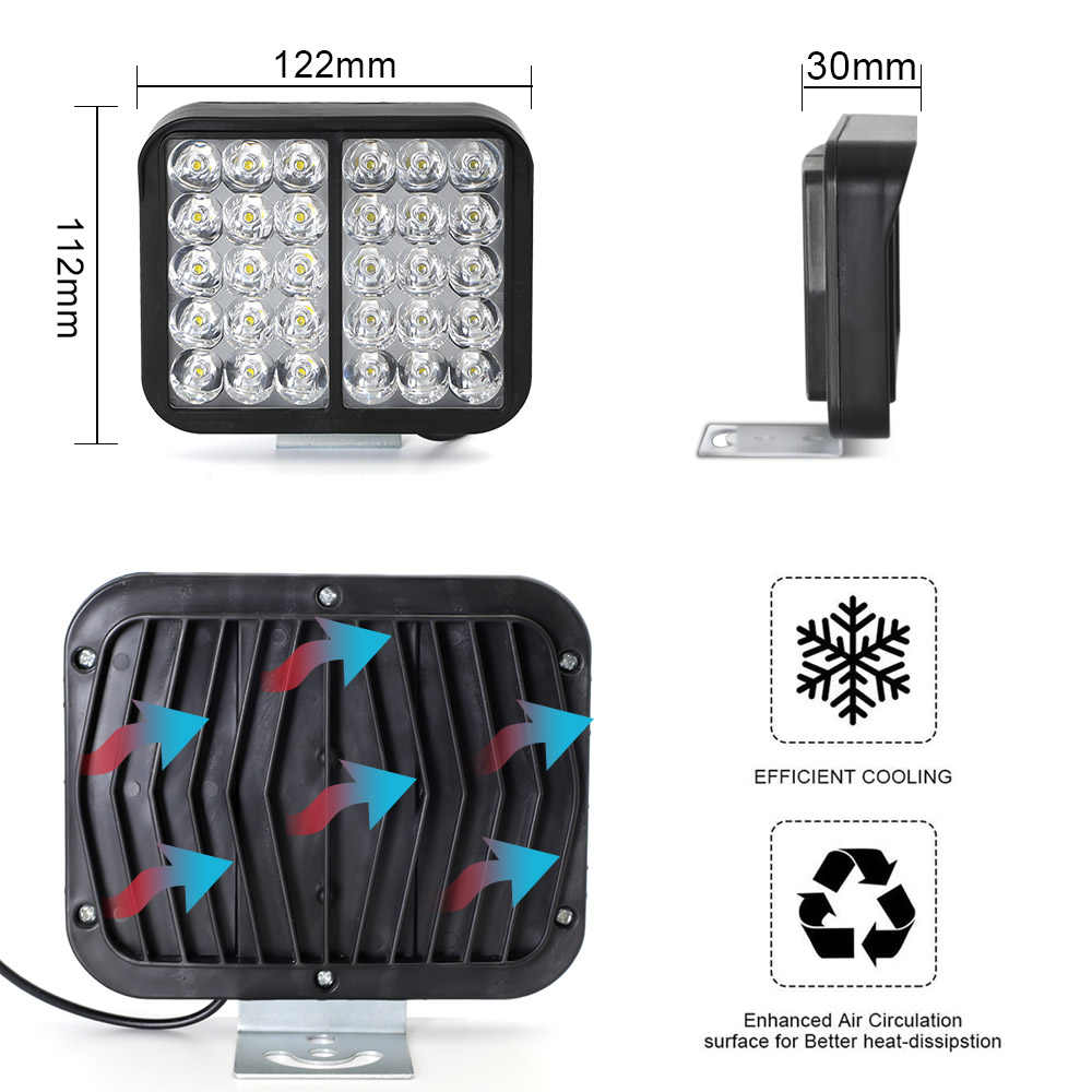 30 LED 12V White Color Auto Work Light Off Road Universal LED Lamp
