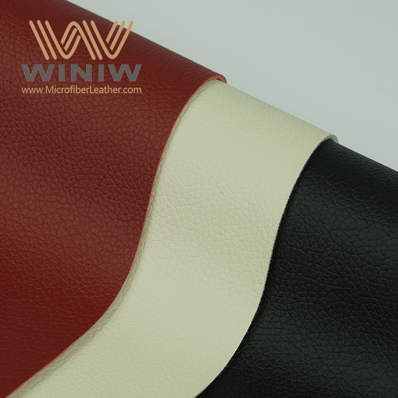Solvent Free PU Sofa Upholstery Leather Microfiber For Furniture