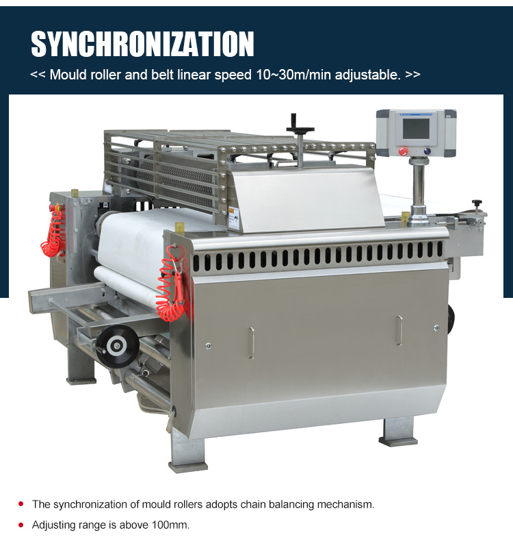 Electric Rotary Cutter Cookie / Biscuit Making Machine Product Line