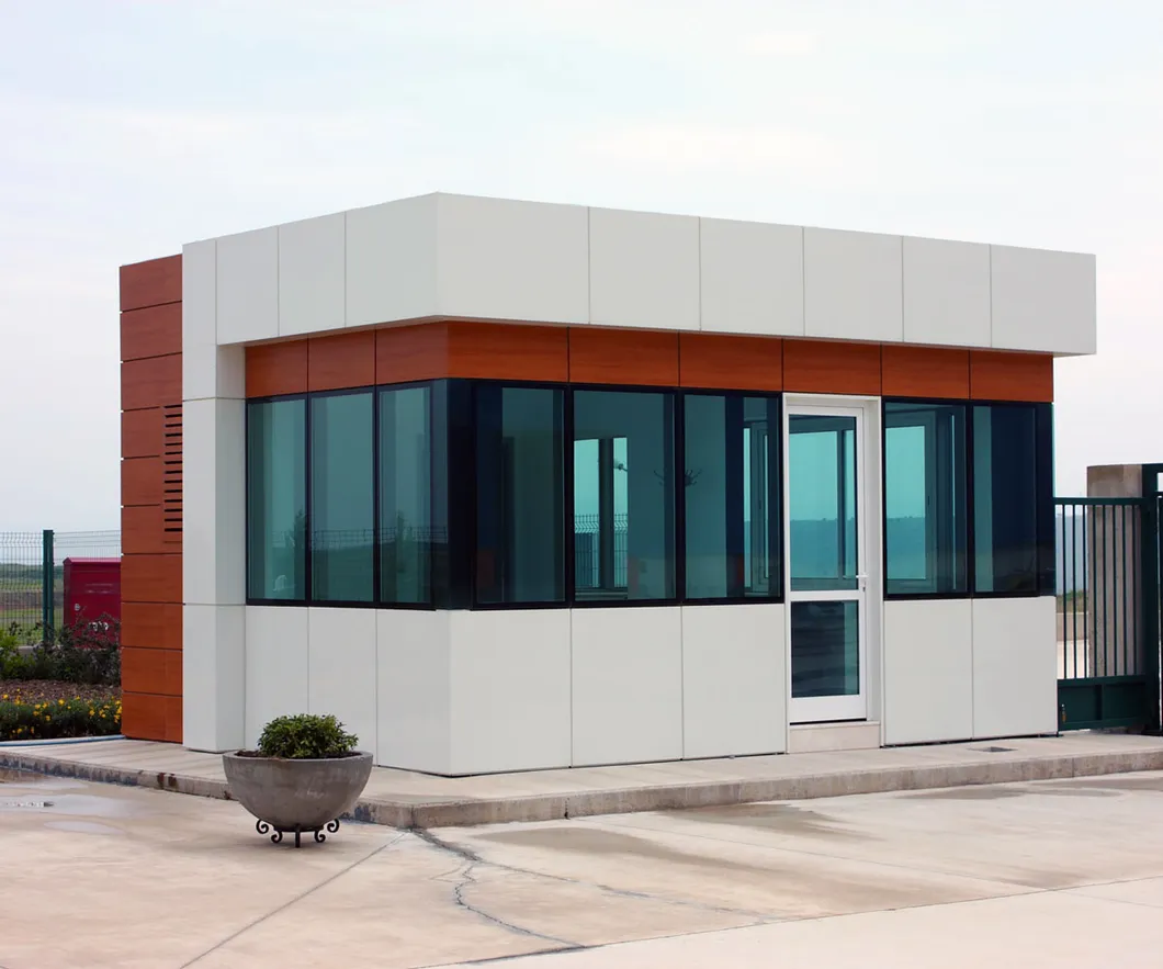 Portable Prefabricated Steel Structure Security Container Modern Metal Guard