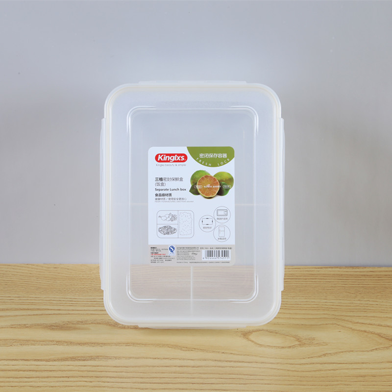 RB PP Transparent Freezer Crisper Box With Lid