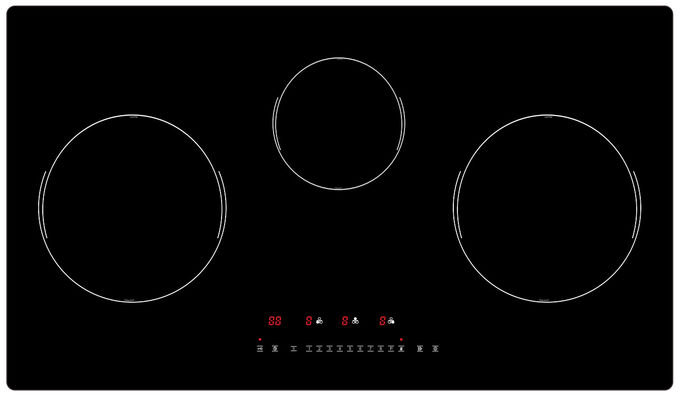 Slide Touch 3 Zones 5200W Wifi Induction Cooktop