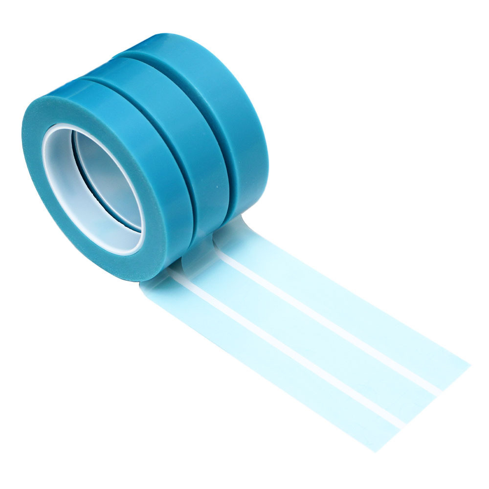 0.06mm PET Tape Blue Parts Fixed Traceless Acrylic Refrigerator Tape