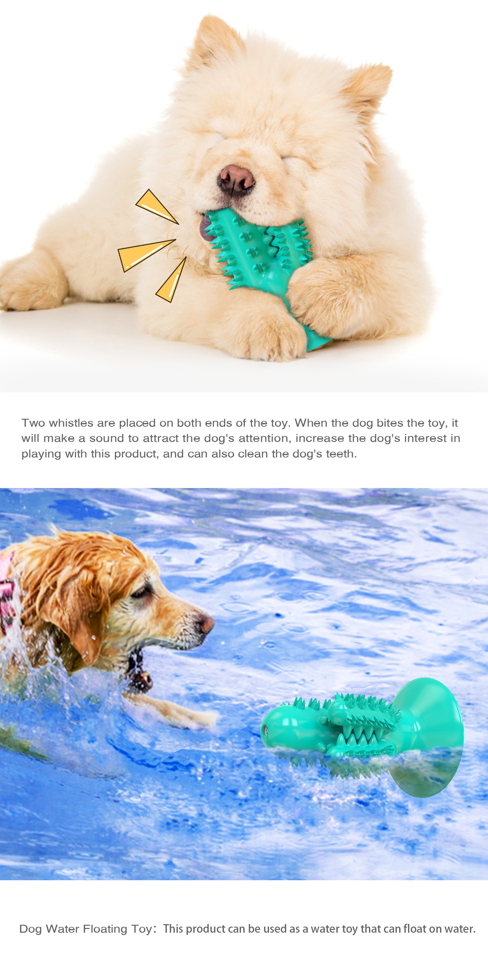 TPR Interactive Pet Toys Toothbrush Molar Puppy Teeth Cleaning Toy 125g ODM