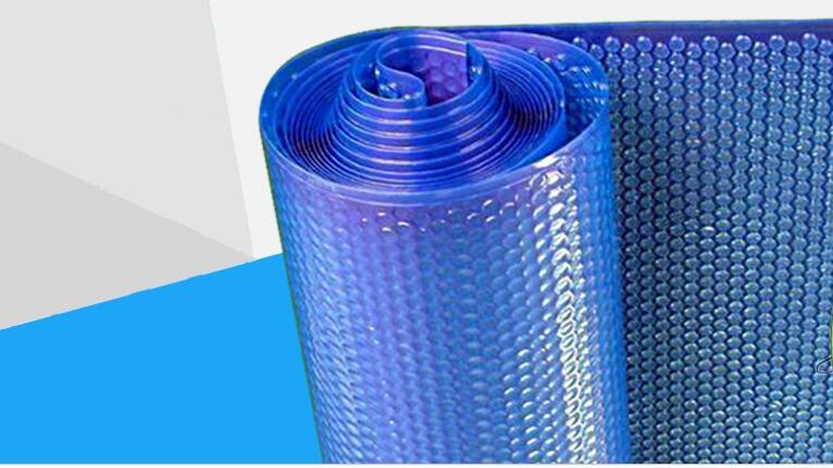 9M × 16M Bubble Sun Heat Insulation Spa Pool Blanket Cover Double Color Poly Carbonate
