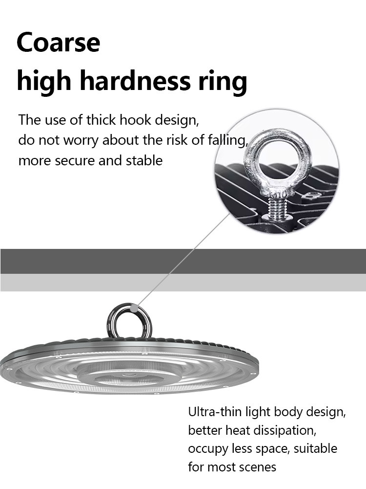 Led UFO 100W 150W 200W 300W 400W Industrial Lighting Highbay Lamp Warehouse Garage Canopy Light UFO Led High Bay Light