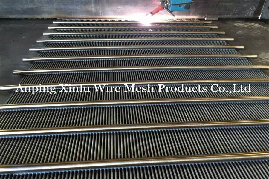 SS Aisi 304 1mm Slot Flat Wedge Wire Screen Panel Johnson Grating Filter Plate