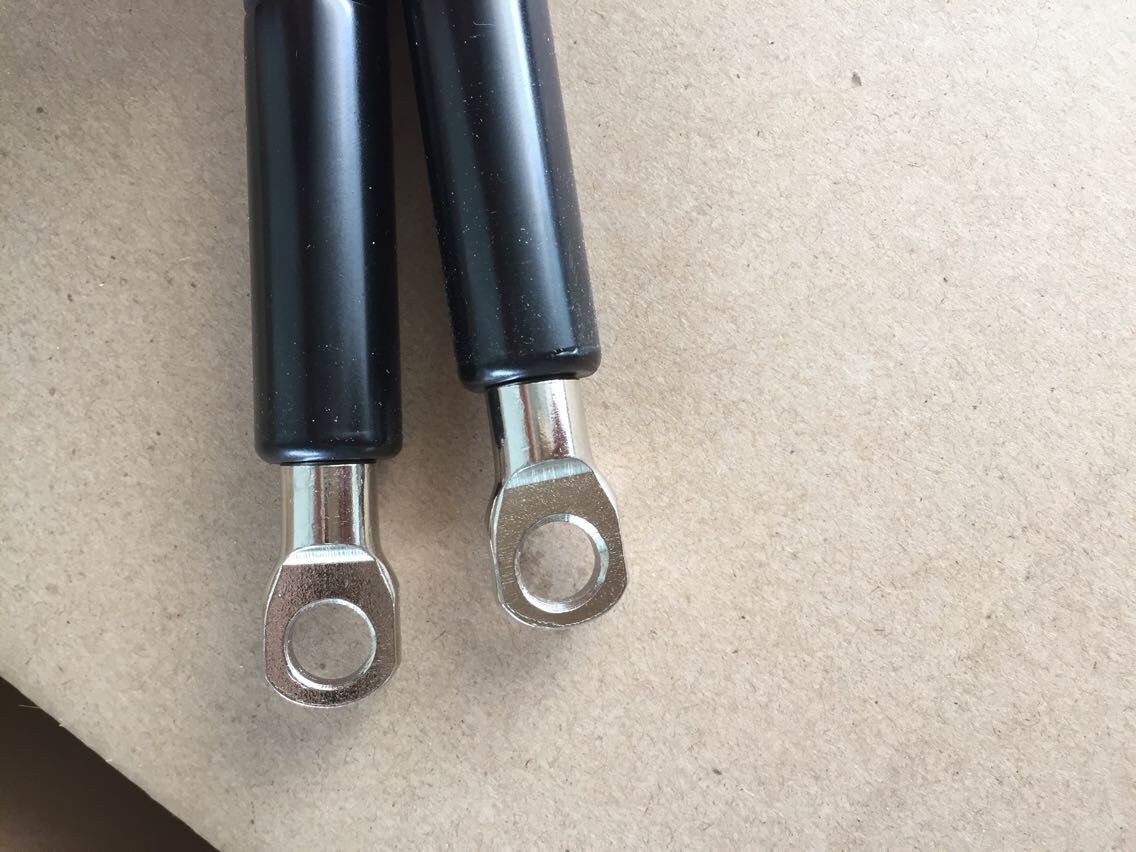 Black Steel Miniature Gas Spring Hood Lift Support 130mm 270N