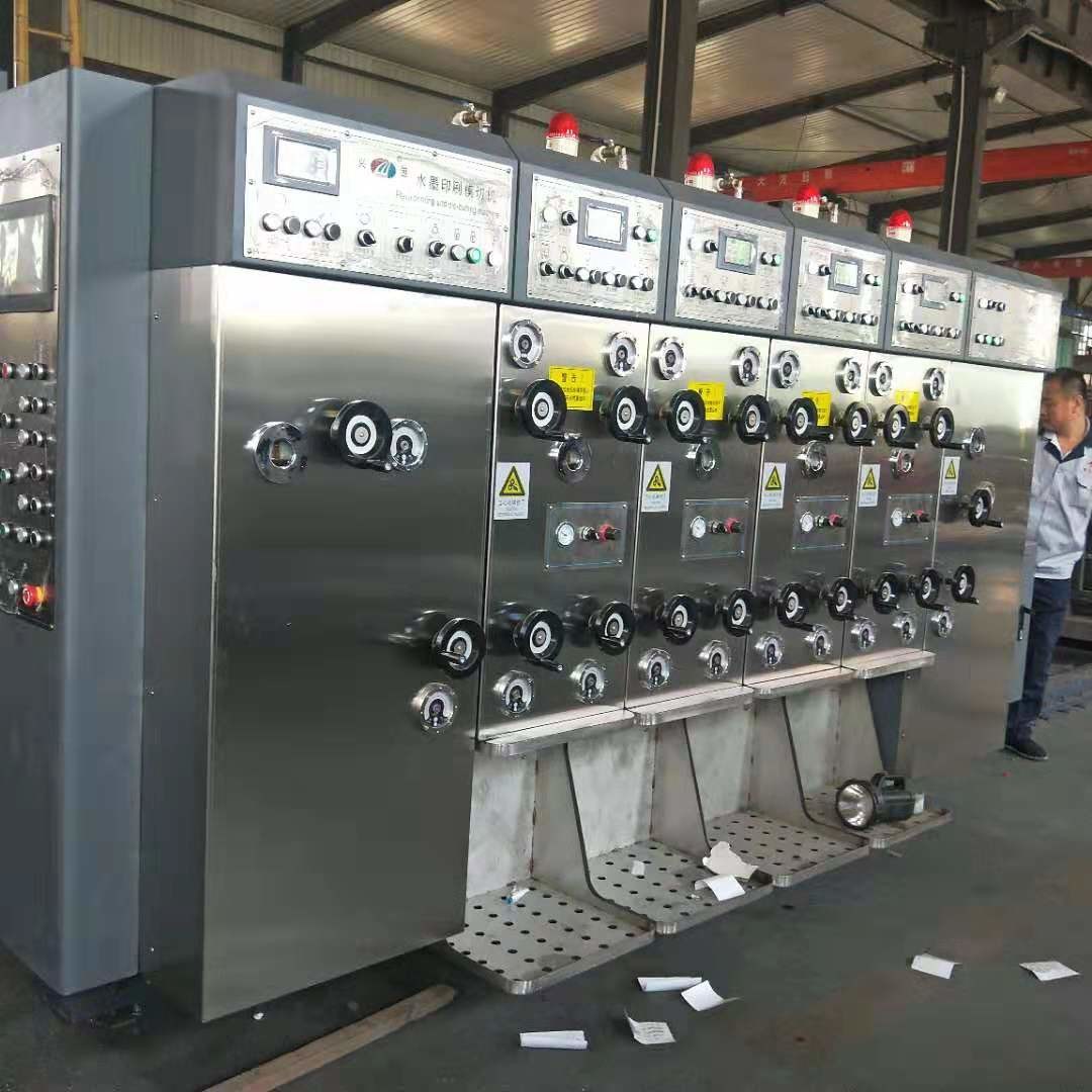 High Speed Automatic Carton Box Flexo Printer Slotter Die-cutter Stacker machine