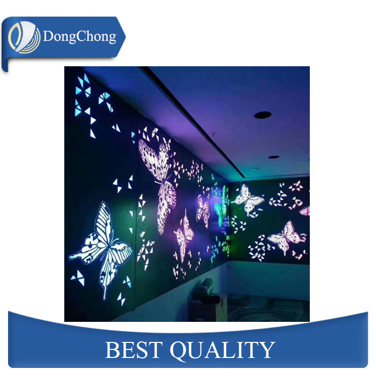 Industrial Aluminum Decorative Panels For Public Squares With Holes
