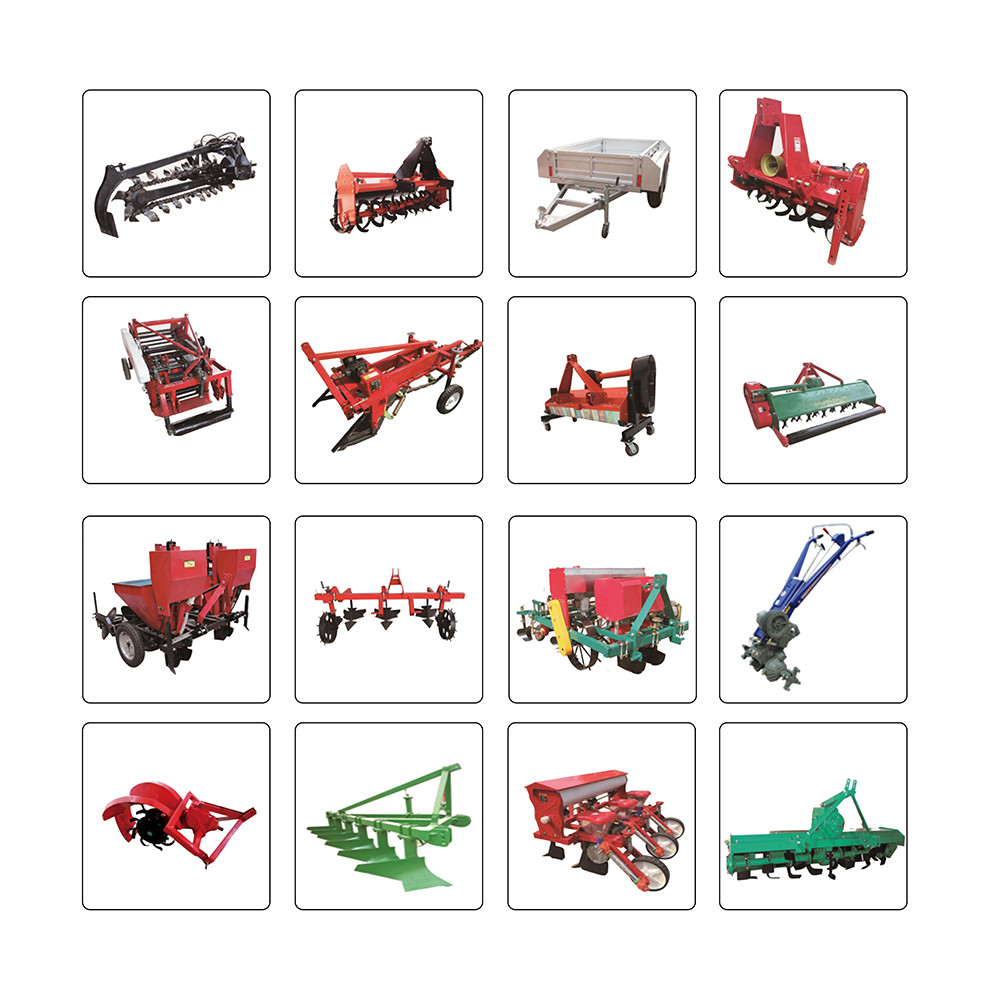 Red Agricultural Farm Tractor 35 Hp Compact Tractor With Front Loader