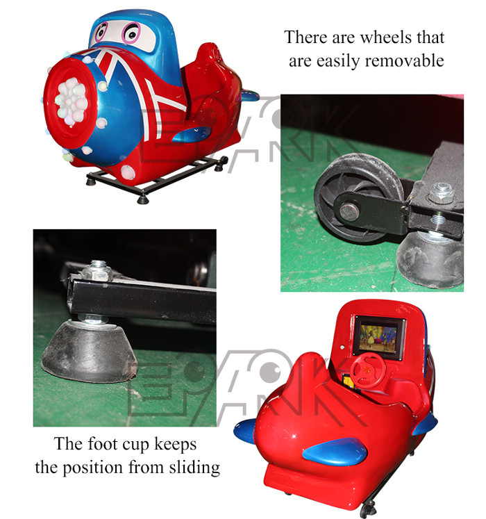 Amusement Park Small Plastic Kiddy Ride Machine Coin Operated Indoor