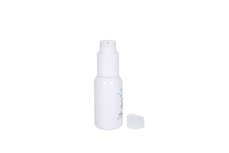 OD 41mm White PET 120ml Cosmetic Pump Lotion Bottle Skin Care Packaging