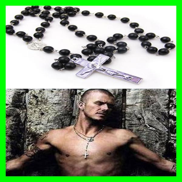 David Beckham Christian Virgin Mary Cross Necklace Pendant Fashion Brand Jewelry
