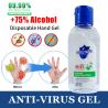 Buy cheap Alcohol Disposable Hand Sanitizer Hygienic Gel Instant Hand Sanitisers 50ml from wholesalers