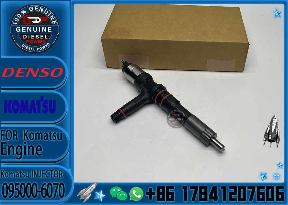 Excavator Diesel Engine Repair Parts 095000-6070 Injector 6251-11-3100 SAA6D125E Engine Fuel Injector PC400-8 PC450-8