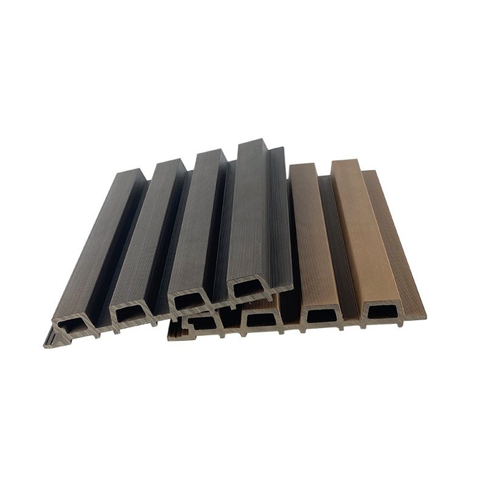 11x86 Inch WPC Cladding Panel Wood Plastic Composite Groove Plank Wall Inside Red Floor Board