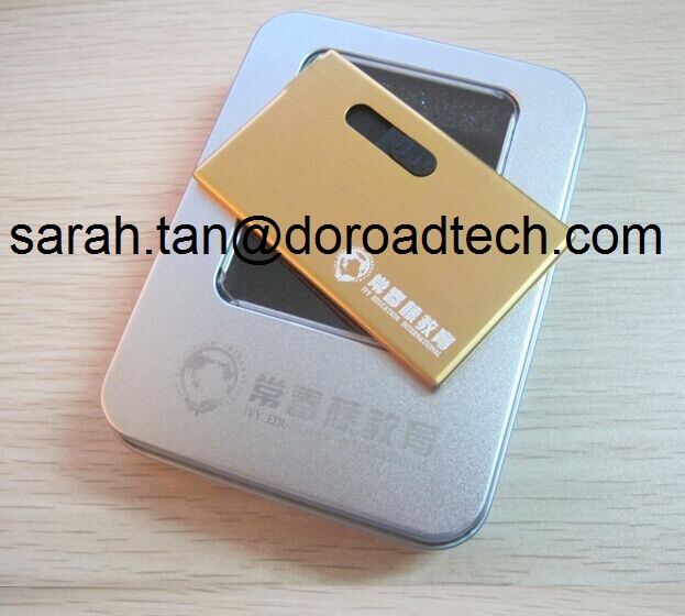 Metal Bank Card USB Flash Drives, True Capacity Card USB Pen Drive