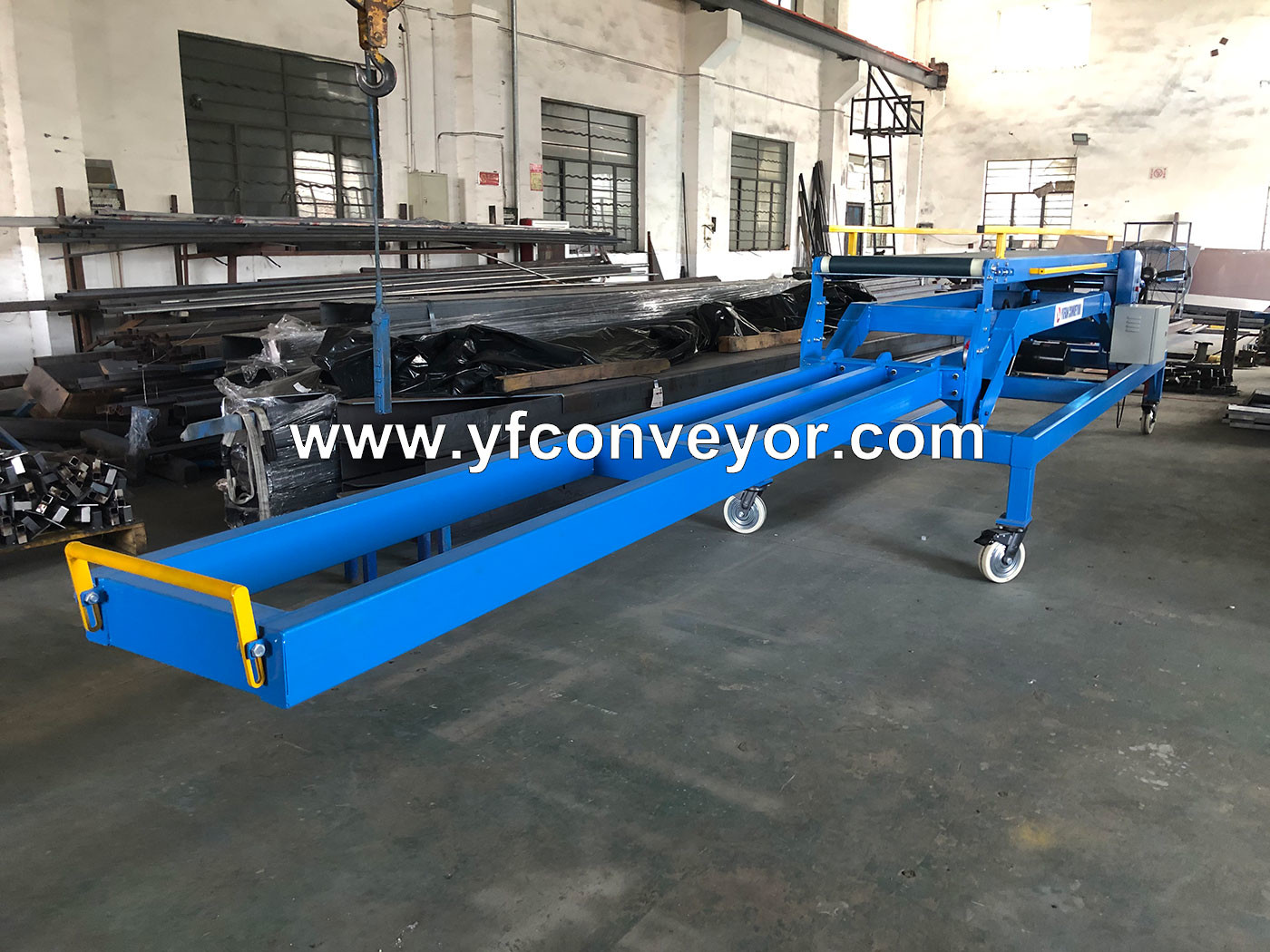 Truck Loading Conveyor Machine ,PVC Belt Conveyor