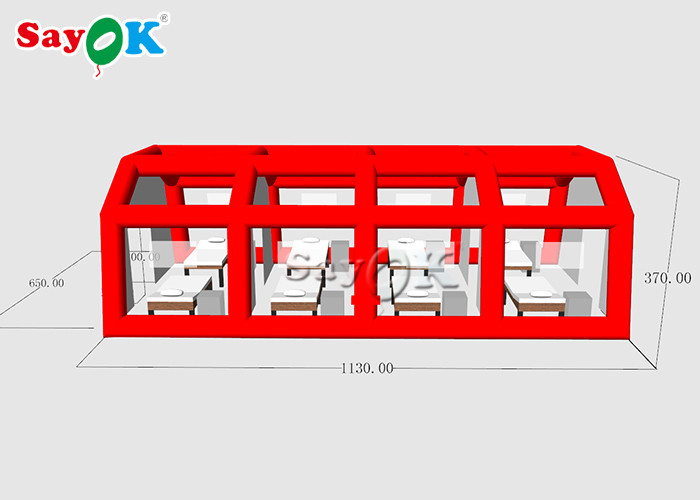 Inflatable Pole Tent Customized Size Inflatable Field Hospital Oxygen Tent To Set Patients Fast Built